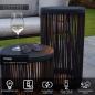Preview: Lucide PINGI Akku-Stehlampe LED Outdoor IP44 Schwarz 3-StepDim