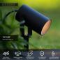 Preview: Lucide TAYLOR Gartenstrahler Ø10 cm GU10 IP65 Schwarz