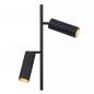 Preview: Lucide CLUBS Stehleuchte 2xGU10 Schwarz Aluminium modern dreh- & kippbar