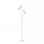 Preview: Lucide CLUBS LED Stehlampe 2xGU10 Weiß 140 cm schwenkbar Aluminium