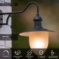 Preview: Lucide ARUBA - Wandleuchte Außen - Ø 25 cm - 1xE27 - IP44 - Schwarz