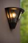 Preview: Lucide LIVIA Wandleuchte IP44 Schwarz – 1x E27 Außenwandleuchte