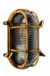 Preview: Lucide DUDLEY Wandleuchte Außen Messing E27 IP65 Vintage Design