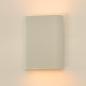 Preview: Lucide OVALIS Wandleuchte 2xE14 Weiß Up & Down Licht modern