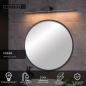 Preview: Lucide MIZAR LED Wandleuchte Badezimmer 60 cm Schwarz IP44 2700K