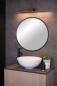Preview: Lucide MIZAR LED Wandleuchte Badezimmer 60 cm Schwarz IP44 2700K