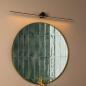 Preview: Lucide MIZAR LED Wandleuchte Badezimmer 90 cm Schwarz IP44 2700K