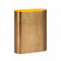Preview: Lucide OVALIS Wandleuchte 2xE14 Mattes Gold / Messing Up & Down Licht