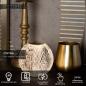 Preview: Lucide CINTRA Akku Tischlampe Ø9cm LED 1,5W 3000K Transparent 3-StepDim