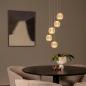 Preview: Lucide CINTRA Pendelleuchte Ø32cm LED 5x4,7W 2700K Transparent dimmbar