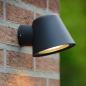 Preview: Lucide DINGO-LED – Wandleuchte Innen & Außen – LED dimmbar – GU10 – 1x5W 3000K – IP44 – Anthrazit