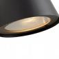Preview: Lucide DINGO-LED – Wandleuchte Innen & Außen – LED dimmbar – GU10 – 1x5W 3000K – IP44 – Anthrazit