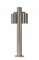 Preview: Lucide ARNE-LED Pollerleuchte Chrom Matt – 2x5W GU10, 2700K, IP44, schwenkbar