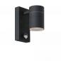 Preview: LUCIDE ARNE-LED IR Wandstrahler Außen GU10 IP44 Schwarz mit Sensor