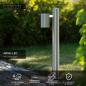 Preview: Lucide ARNE-LED Pollerleuchte Chrom Matt – Ø6,3 cm, 5W GU10, 2700K, IP44