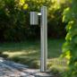Preview: Lucide ARNE-LED Pollerleuchte Chrom Matt – Ø6,3 cm, 5W GU10, 2700K, IP44