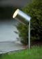 Preview: Lucide ARNE-LED Gartenstrahler Ø6,3 cm GU10 LED 5W 2700K IP44 Chrom Matt