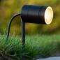 Preview: Lucide ARNE-LED Gartenstrahler Ø6,3 cm GU10 LED 5W 2700K IP44 Schwarz