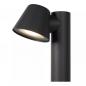 Preview: Lucide DINGO-LED Pollerleuchte 70cm GU10 5W 3000K Anthrazit IP44 dimmbar