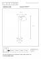 Preview: Lucide DINGO-LED Pollerleuchte 70cm GU10 5W 3000K Anthrazit IP44 dimmbar