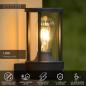 Preview: Lucide LORI – Außenwandleuchte E27 Ø12 cm IP44 Anthrazit mit Tag/Nacht-Sensor