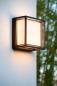 Preview: Lucide SINGA LED – Außenwandleuchte LED 1x10W 3000K IP54 Schwarz