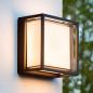 Preview: Lucide SINGA LED – Außenwandleuchte LED 1x10W 3000K IP54 Schwarz