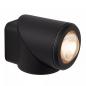 Preview: Lucide ERIN – LED Wandstrahler Außen 1x5W 2700K IP65 Schwarz