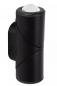 Preview: Lucide ERIN Wandstrahler / Wandleuchte Schwarz LED 2x5W IP65