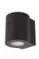 Preview: Lucide PERTH – Solar LED Außenwandleuchte Ø9 cm 1x1W 2700K/3000K IP65 Schwarz mit Sensor