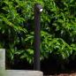 Preview: Lucide IBAMBA LED Pollerleuchte Schwarz – 6W, 3000K, IP65, 60 cm