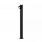 Preview: Lucide IBAMBA LED Pollerleuchte Schwarz – 6W, 3000K, IP65, 60 cm