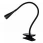 Preview: Lucide ZOZY Klemmleuchte LED 1x4W 3000K Schwarz 3-StepDim flexibel