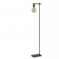 Preview: Lucide Stehlampe LEANNE – Schlanke Vintage Stehleuchte Schwarz