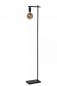 Preview: Lucide Stehlampe LEANNE – Schlanke Vintage Stehleuchte Schwarz