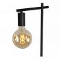 Preview: Lucide Stehlampe LEANNE – Schlanke Vintage Stehleuchte Schwarz