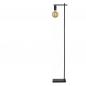 Preview: Lucide Stehlampe LEANNE – Schlanke Vintage Stehleuchte Schwarz