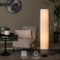 Preview: Lucide FOLD Stehlampe Ø20cm 2xE27 Weiß Textil Japandi Design