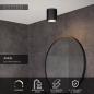 Preview: Lucide AVEN - Deckenstrahler Badezimmer Ø 9 cm 1xGU10 IP65 Schwarz