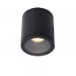 Preview: Lucide AVEN - Deckenstrahler Badezimmer Ø 9 cm 1xGU10 IP65 Schwarz