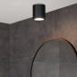 Preview: Lucide AVEN - Deckenstrahler Badezimmer Ø 9 cm 1xGU10 IP65 Schwarz