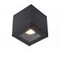 Preview: Lucide AVEN Badezimmer Deckenstrahler GU10 IP65 Schwarz