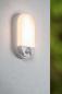 Preview: Lucide HUPS IR Außen-Wandleuchte Weiß LED 10W IP54 Bewegungs- & Tag/Nacht-Sensor