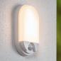 Preview: Lucide HUPS IR Außen-Wandleuchte Weiß LED 10W IP54 Bewegungs- & Tag/Nacht-Sensor