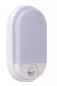 Preview: Lucide HUPS IR Außen-Wandleuchte Weiß LED 10W IP54 Bewegungs- & Tag/Nacht-Sensor