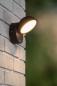 Preview: Lucide FINN Wandleuchte Innen/Außen LED 12W 3000K IP54 Schwarz mit Tag/Nacht-Sensor