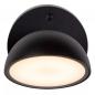 Preview: Lucide FINN Wandleuchte Innen/Außen LED 12W 3000K IP54 Schwarz mit Tag/Nacht-Sensor