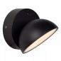 Preview: Lucide FINN Wandleuchte Innen/Außen LED 12W 3000K IP54 Schwarz mit Tag/Nacht-Sensor