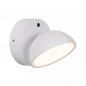 Preview: Lucide FINN Wandleuchte Innen/Außen LED 12W 3000K IP54 Weiß mit Tag/Nacht-Sensor