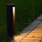 Preview: Lucide COMBO LED Pollerleuchte Schwarz – Ø9 cm, 9W, 3000K, IP54